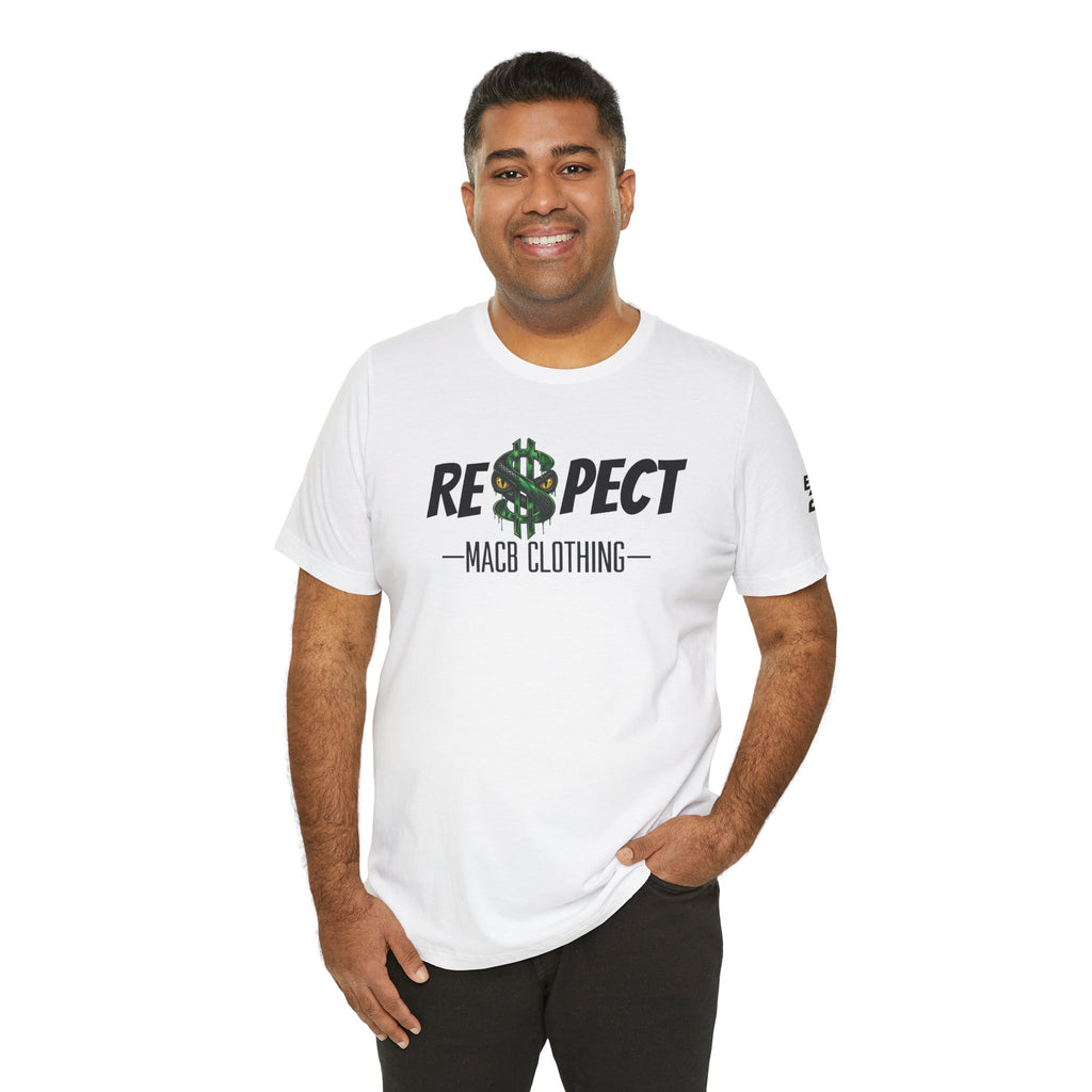 MACB updated S/Snake design unisex RE$PECT shirt
